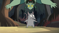 S2E12 Buff Frog sneaks up on Mewnian rat