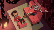 Marco and Tom having fun together.