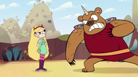 S1E16 Bearicorn throws a rock at Star