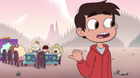 S2E15 Marco Diaz pointing at the kids' table