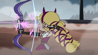 S3E27 Star firing a magic arrow behind her