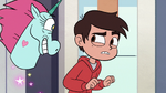 S2E24 Marco looking freaked out by Pony Head