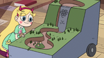 S3E17 Star Butterfly looking at Dr. Goodwell's model