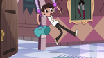 S3E8 Mime Girl picks up Marco Diaz by his arms