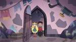 S3E14 Star and Marco enter the castle laundry room