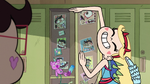 "'cause I wallpapered my locker with pictures of you!"