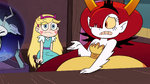 S3E29 Star Butterfly sitting behind Hekapoo