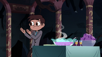 S3E24 Marco assuming a defensive stance
