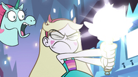 Star about to blast crystals