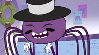 S3E26 Spider With a Top Hat laughing heartily