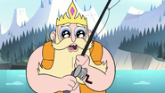 S2E10 King Butterfly in awe of the fishing rod