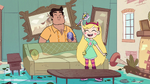 S2E8 Star Butterfly about to cast a cleaning spell