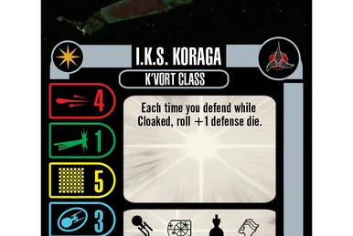 Star Trek Attack Wing Game Expansion – Klingon I.K.S. Koraga Bird-of-Prey Ship 11 thumbnail image