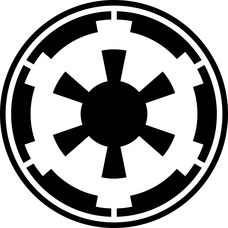 The Galactic Empire logo.
