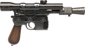 Han Solo's DL-44 heavy blaster pistol | Star Wars Anthology FIlms Wiki