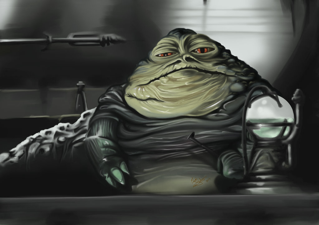 Zorba the Hutt is the father of Jabba the Hutt, and relative of countless o...