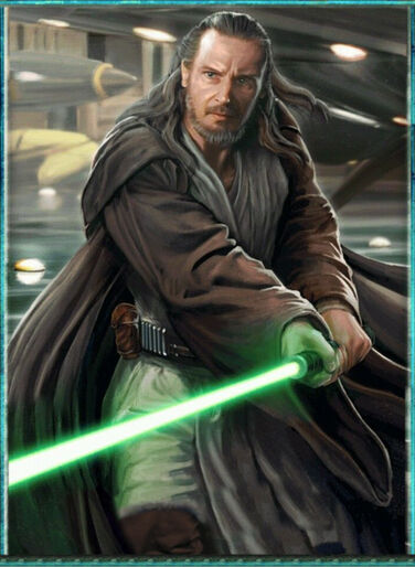 Star Wars Art Imagines Qui-Gon Jinn Fighting In The Clone Wars