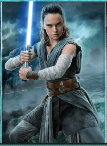 Rey, Jedi of the Resistance - By: KONAMI