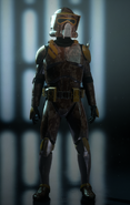 The clone trooper officer variant of the 212th Recon Division ARF trooper