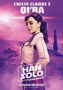 Solo Qi'ra Brazillian Poster