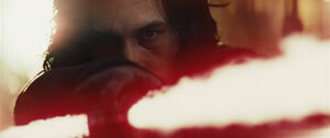 Kylo Ren on Crait