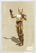 The Last Jedi C-3PO Poster