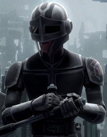 Unidentified Mandalorian secret service officer 3