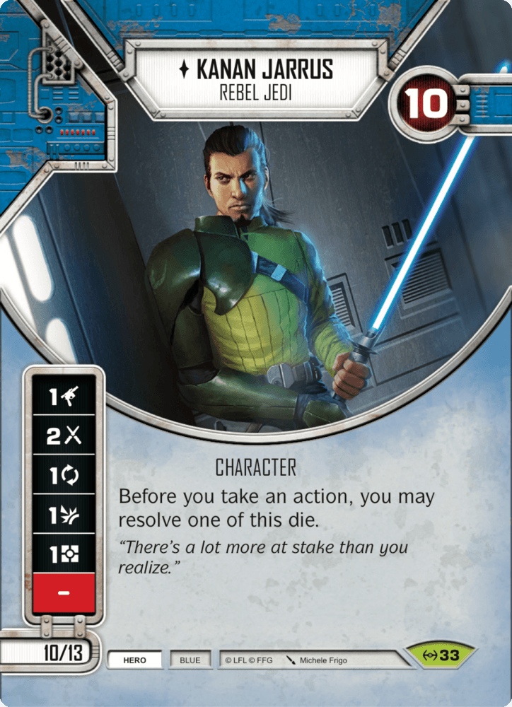 Kanan Jarrus (C) Card - Star Wars Trading Card Game