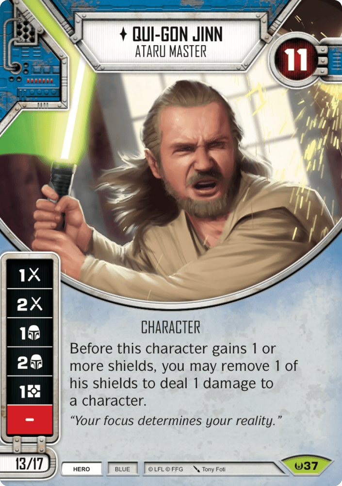 Your focus determines your reality - Qui Gon Jinn Greeting Card for Sale  by yodebs