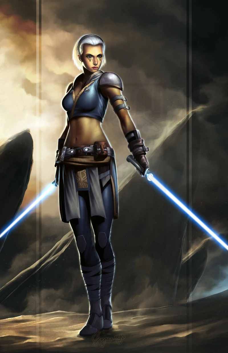 star wars female jedi knight