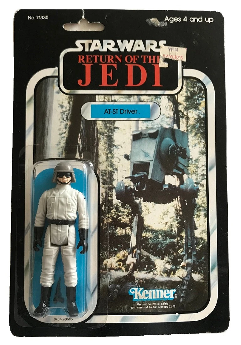 “AT-ST DRIVER”  Original Vintage Star Wars Figure – With Original Card (79 back)