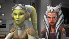 Hera Syndulla and Ahsoka Tano