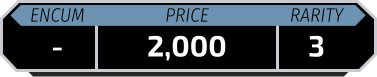 Encumbrance - Price 2,000 Rarity 3
