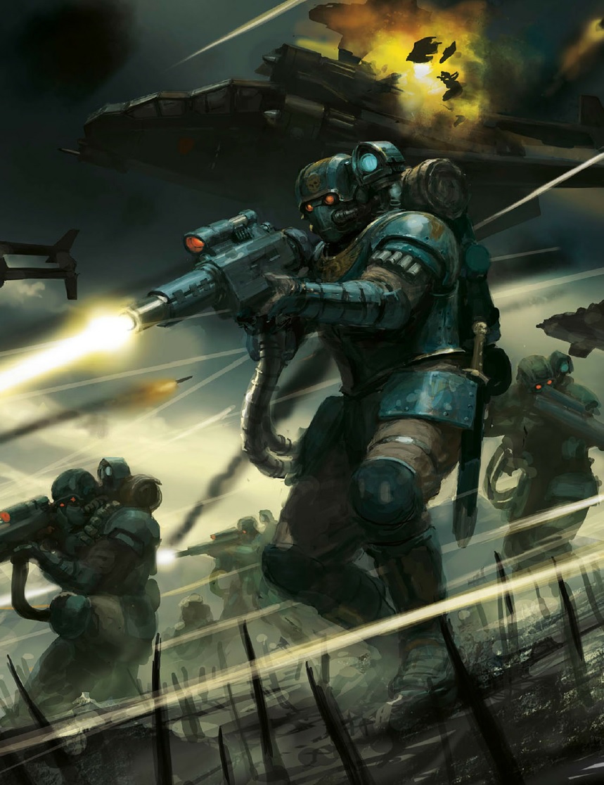 ミリタリー Warhammer 40k Tempestus Scions x2 s-l400.jpg