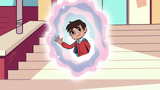 S3E13 Marco Diaz waving goodbye to Earth