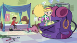 S2E28 Star Butterfly packing a large backpack