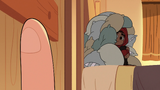 S2E26 Marco Diaz looking at Star's finger puppet