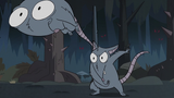 S3E1 Rat tosses another rat at Star Butterfly