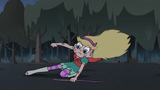 S3E1 Star Butterfly picking up a stick