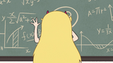 S2E32 Star Butterfly writes on the chalkboard again