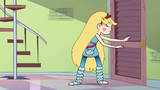 S2E30 Star Butterfly pushes pile into her closet