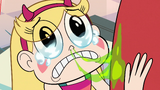 S2E33 Star Butterfly crying and dripping with snot