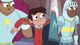 S3E14 Marco Diaz holding up his cape