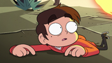 S2E31 Marco Diaz looking up at Hekapoo