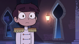 S2E40 Marco Diaz looking shocked at Star Butterfly