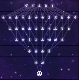 Starblast Ship Tree Path Finder