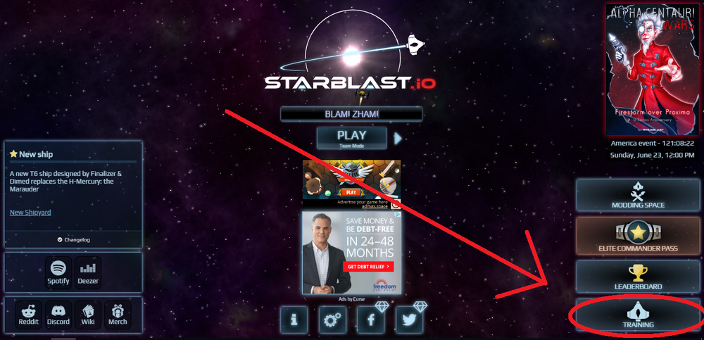 Starblast.io Browser Restarting Lategame. : r/Starblastio