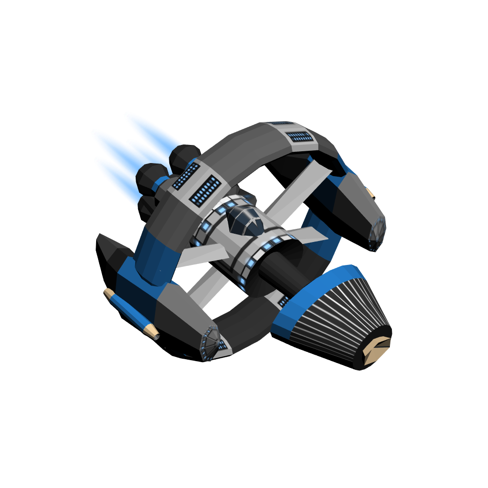 Side fighter & odyssey(blue team)-Starblast.io