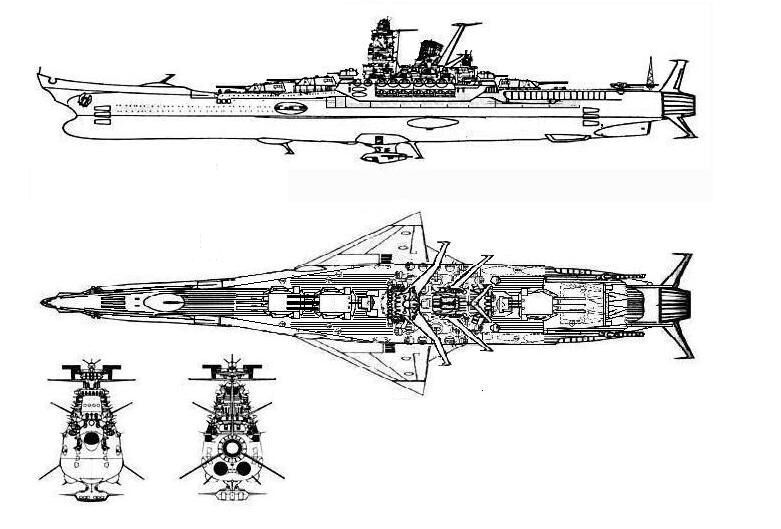 Space Battleship Yamato - Ship Breakdown 