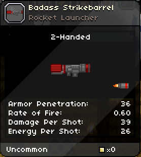all weapons in starbound